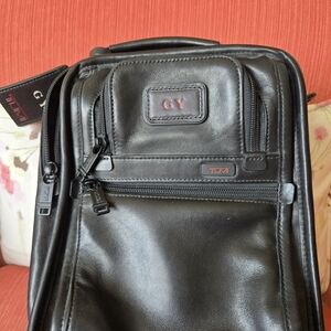 TUMI Black Leather Men's Bag